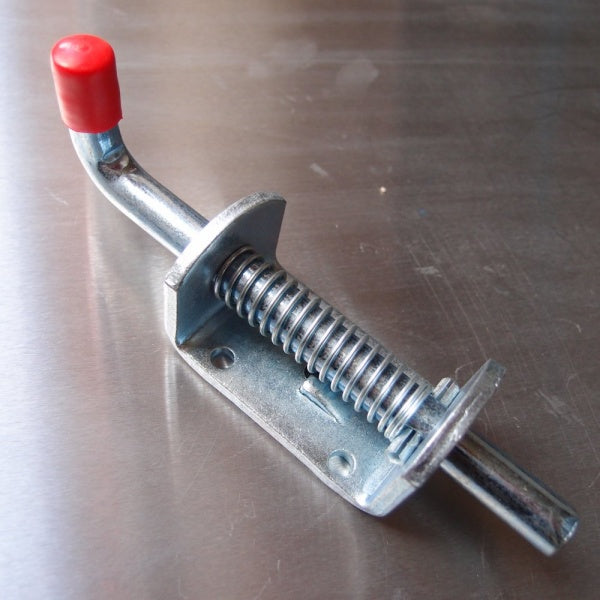 Spring Loaded Bolt - Zinc Plated