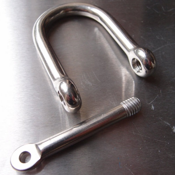 Stainless Steel Wide Jaw Dee Shackle - AISI 316