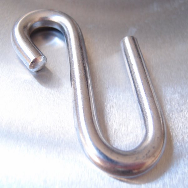 Stainless Steel Long Arm S Hooks - AISI 316