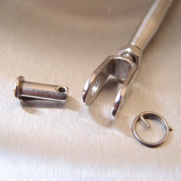 Stainless Steel Closed Body Rigging Screws - with Jaw each end - AISI 316