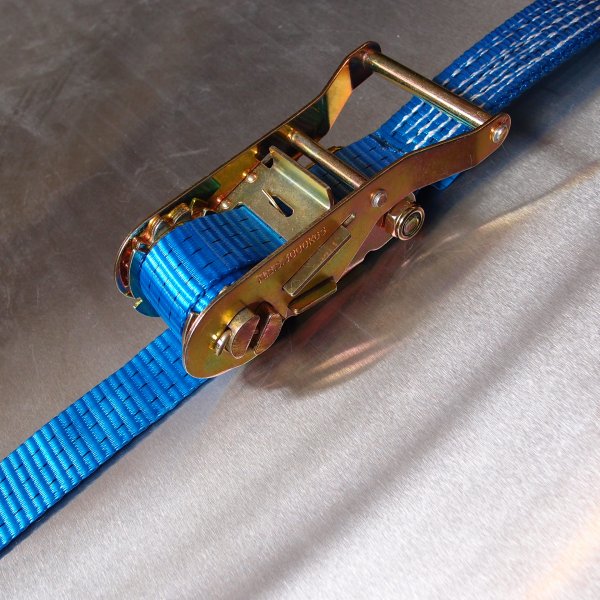 35mm x 6m Ratchet Strap, 3000kg with Claw Hooks
