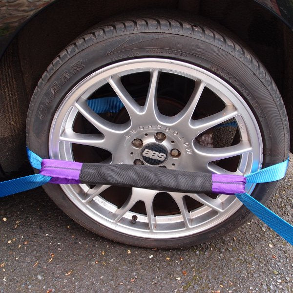 50mm x 6m Recovery Vehicle Strap, 4000kg with Choker Strap & Claw Hooks