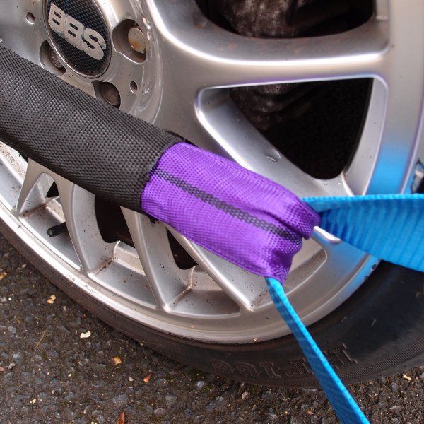 50mm x 6m Recovery Vehicle Strap, 4000kg with Choker Strap & Claw Hooks