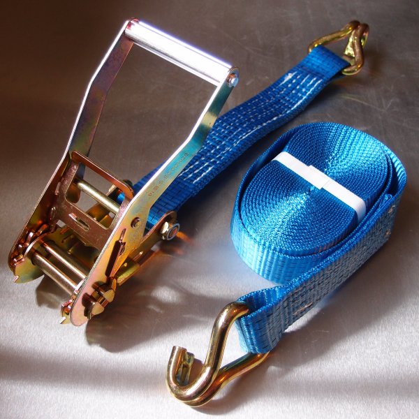 50mm x 6m Recovery Vehicle Strap, 4000kg with Choker Strap & Claw Hooks