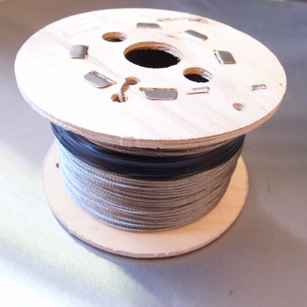 Stainless Steel Wire Rope - 7 x 7 WSC - AISI 316 - 100m Reel