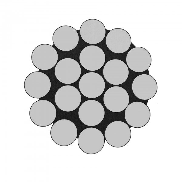 Wire Rope - Stainless Steel - 1 x 19 - AISI 316 - 100m Reel