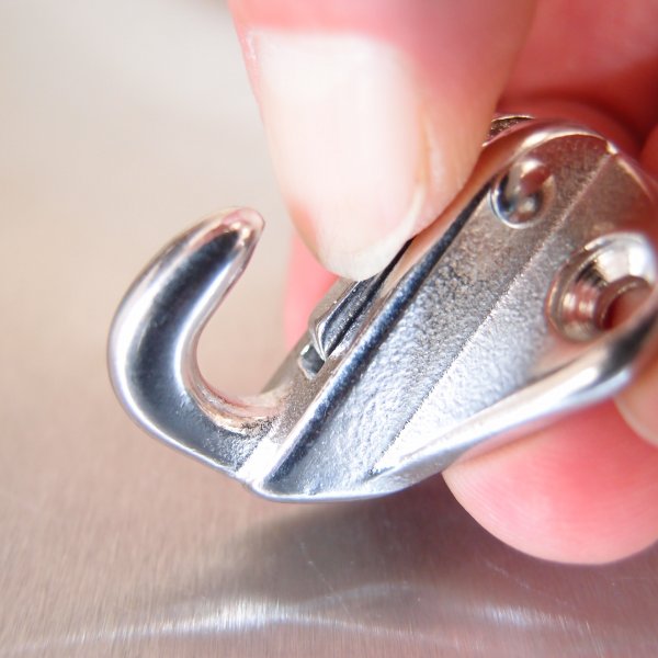 Stainless Steel Fending Hook with Safety Catch - AISI 316