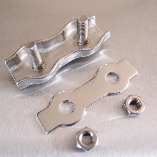 Stainless Steel Duplex Wire Rope Grips - AISI 316