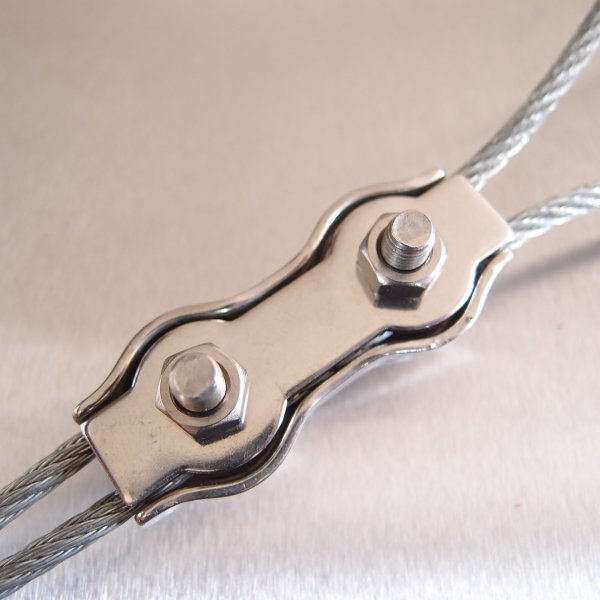 Stainless Steel Duplex Wire Rope Grips - AISI 316