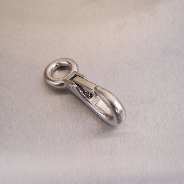 Stainless Steel Fixed Eye Boat Snap Hook AISI 316