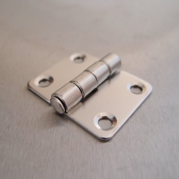 37mm Stainless Steel Square Hinges - 304 grade
