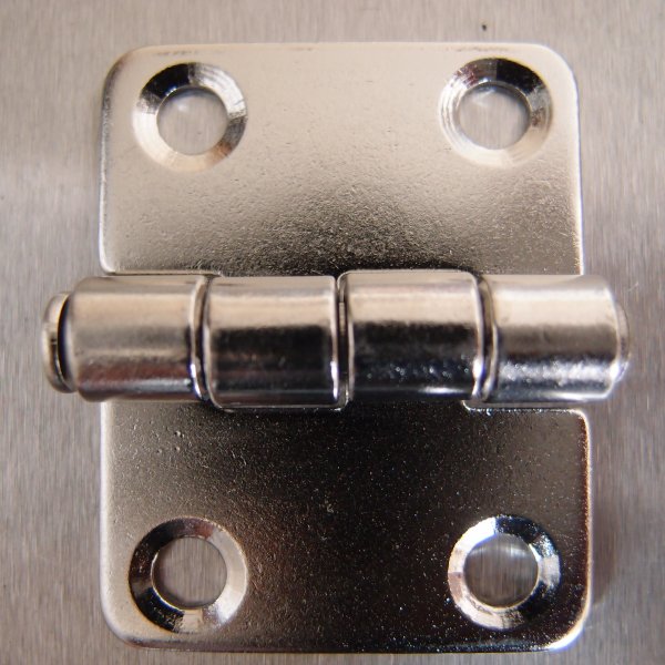 37mm Stainless Steel Square Hinges - 304 grade