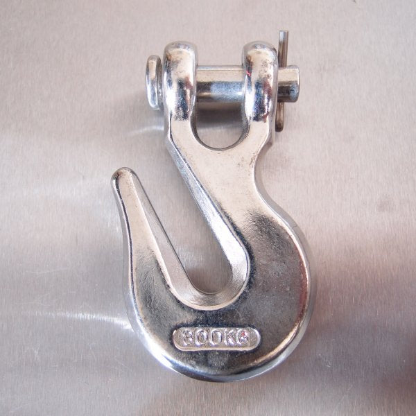 Stainless Steel Clevis Type Grab Hook - AISI 316
