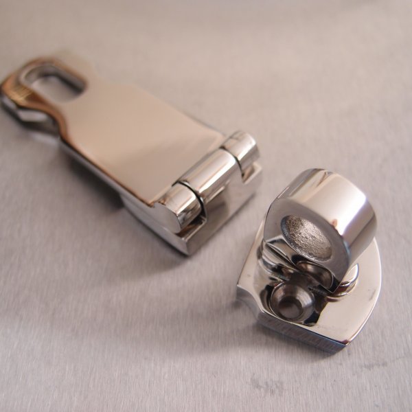 Stainless Steel Swivel Hasp and Staples - AISI 316