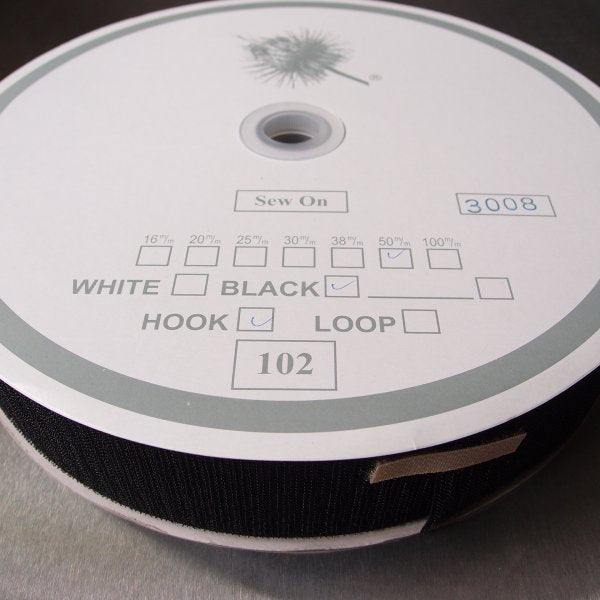 Hook & Loop Fastener - Sew-On - 25m Roll