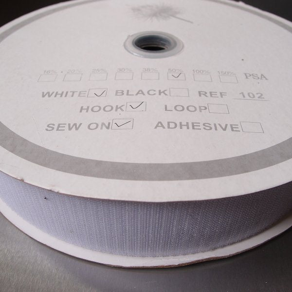 Hook & Loop Fastener - Sew-On - 25m Roll