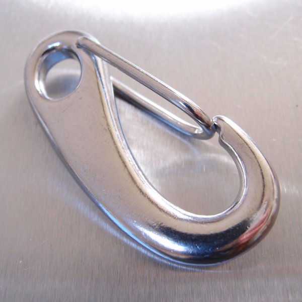 Stainless Steel Spring Snap Tack Hook - AISI 316