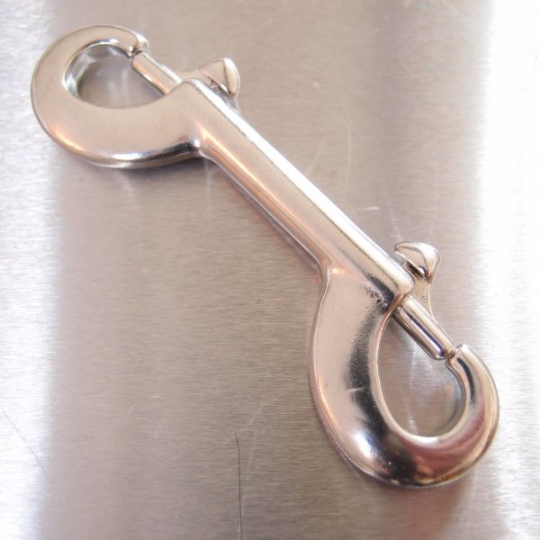 115mm Stainless Steel Double End Snap / Trigger Hook - AISI 316