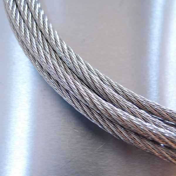 Stainless Steel Wire Rope - 7 x 7 WSC - AISI 316 - 100m Reel
