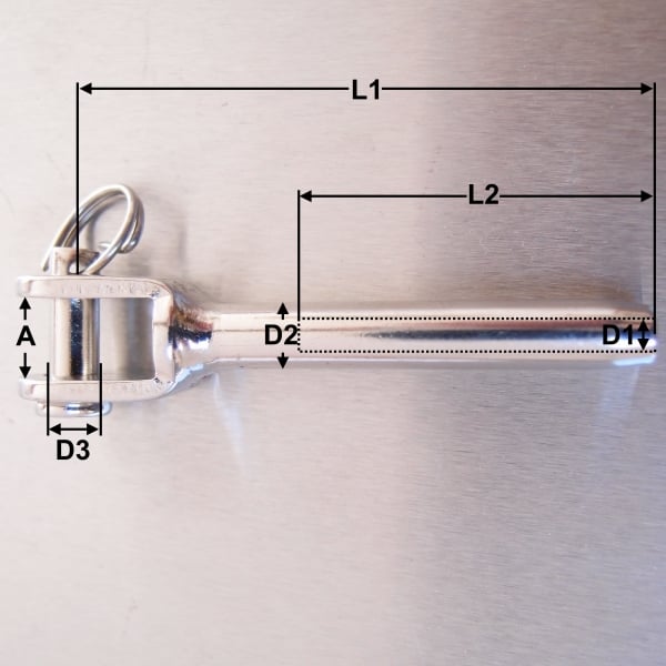 Stainless Steel Swaged Fork Terminals AISI 316