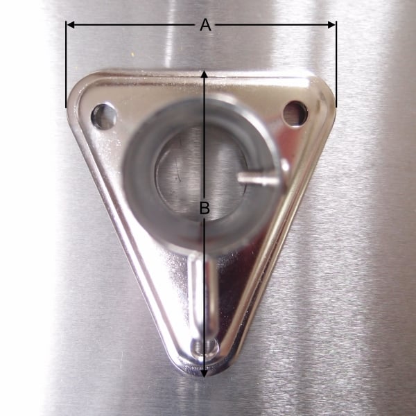 Stainless Steel Flagstaff Sockets - AISI 316