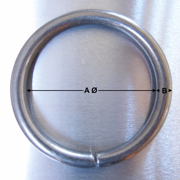 Self Colour Mild Steel Un-Welded Rings