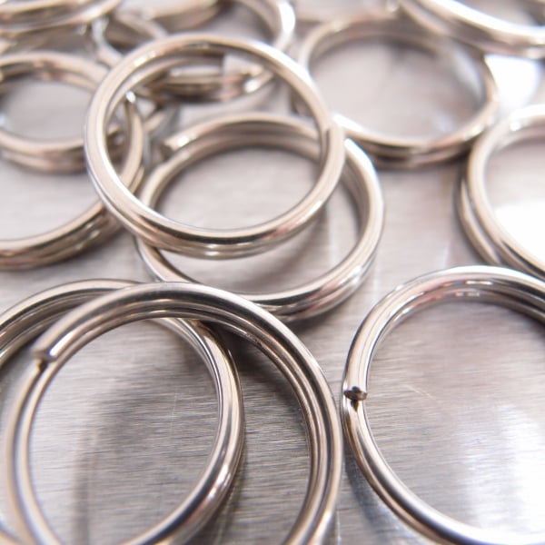 Stainless Steel Split Round Ring/Key Rings - AISI 316