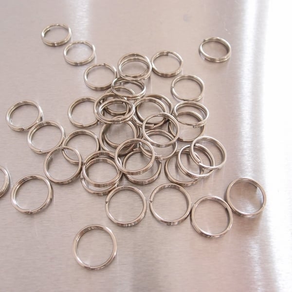 Stainless Steel Split Round Ring/Key Rings - AISI 316