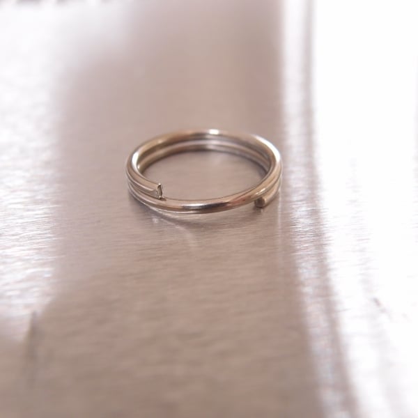 Stainless Steel Split Round Ring/Key Rings - AISI 316