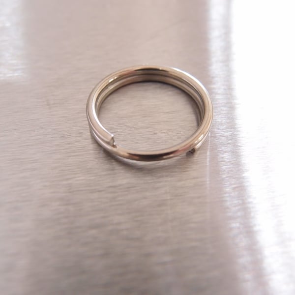 Stainless Steel Split Round Ring/Key Rings - AISI 316