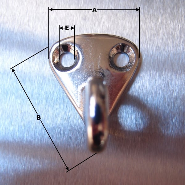 Stainless Steel Fending Eye - AISI 316