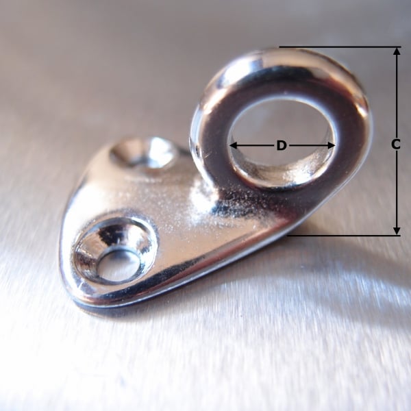 Stainless Steel Fending Eye - AISI 316