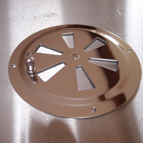 125mm Stainless Steel Lockable Round Vent AISI 304