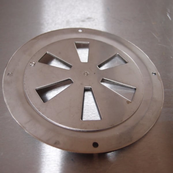 125mm Stainless Steel Lockable Round Vent AISI 304