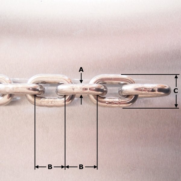 Stainless Steel Short Link Chain AISI 316
