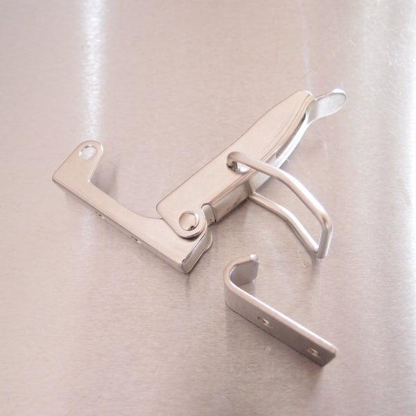 115mm Stainless Steel Bailing Latch - Light Pattern - AISI 304