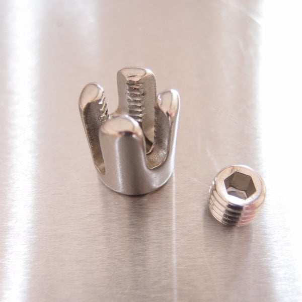 Stainless Steel Trellis Cross Clip - AISI 316