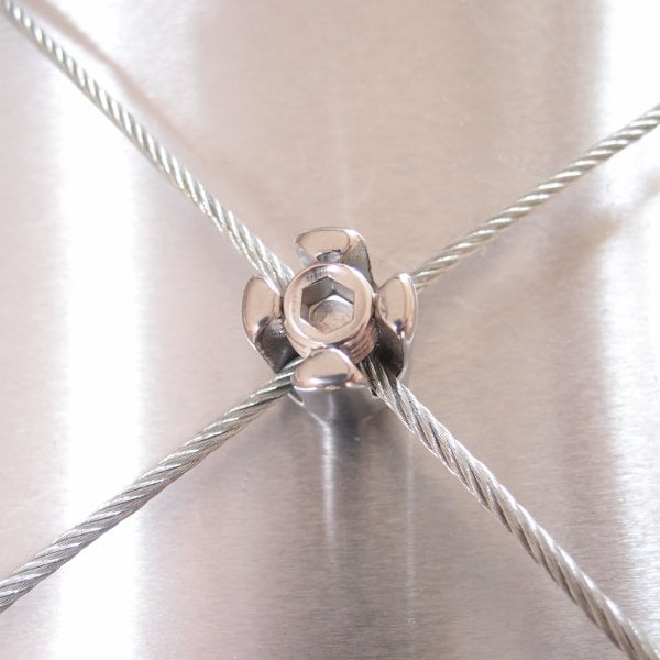 Stainless Steel Trellis Cross Clip - AISI 316