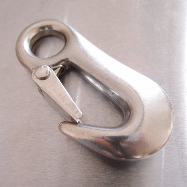 92mm Stainless Steel Winch Hooks - AISI 316