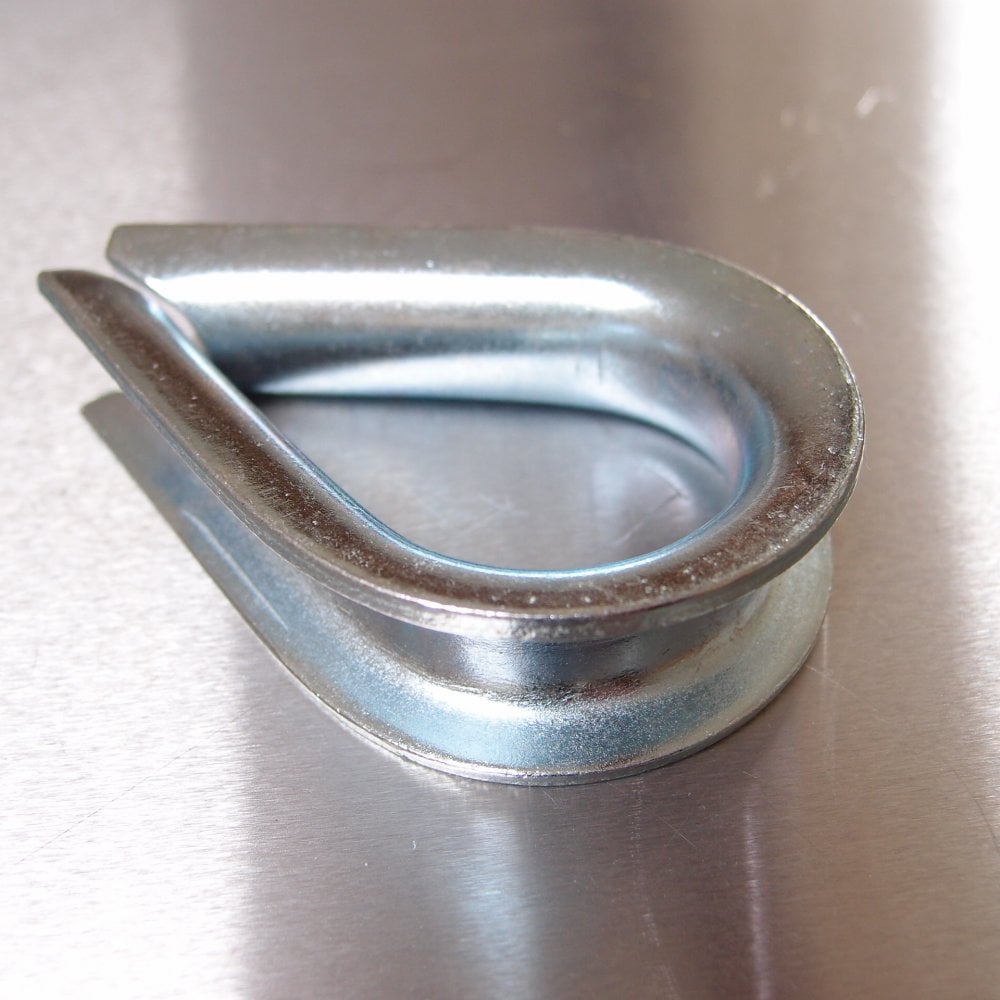 Wire Rope Thimbles: Commercial Galvanised 16mm