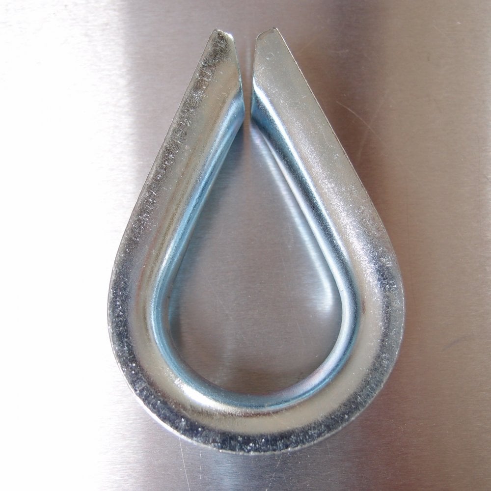 Wire Rope Thimbles: Commercial Galvanised 16mm