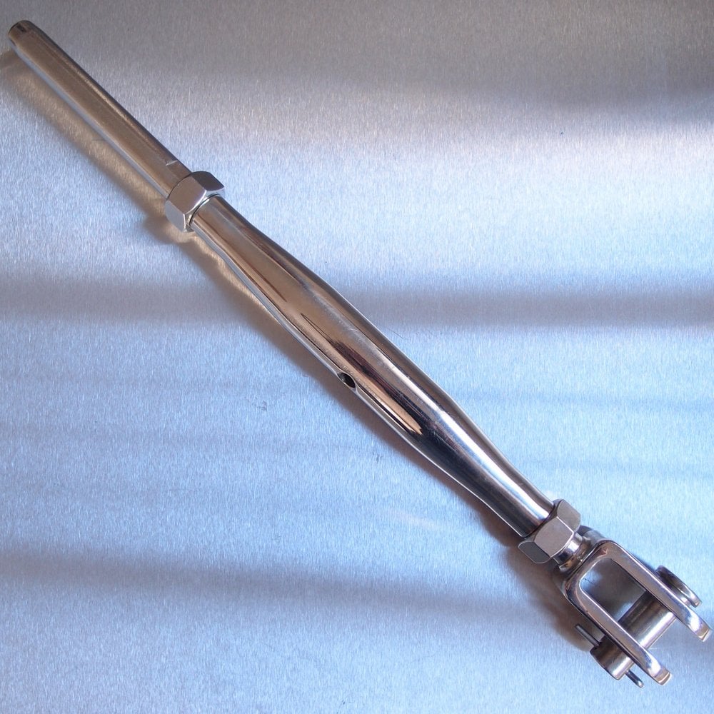 Stainless Steel Closed Body Rigging Screws - Jaw and Swage Terminal - AISI 316