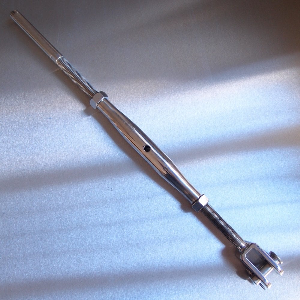 Stainless Steel Closed Body Rigging Screws - Jaw and Swage Terminal - AISI 316