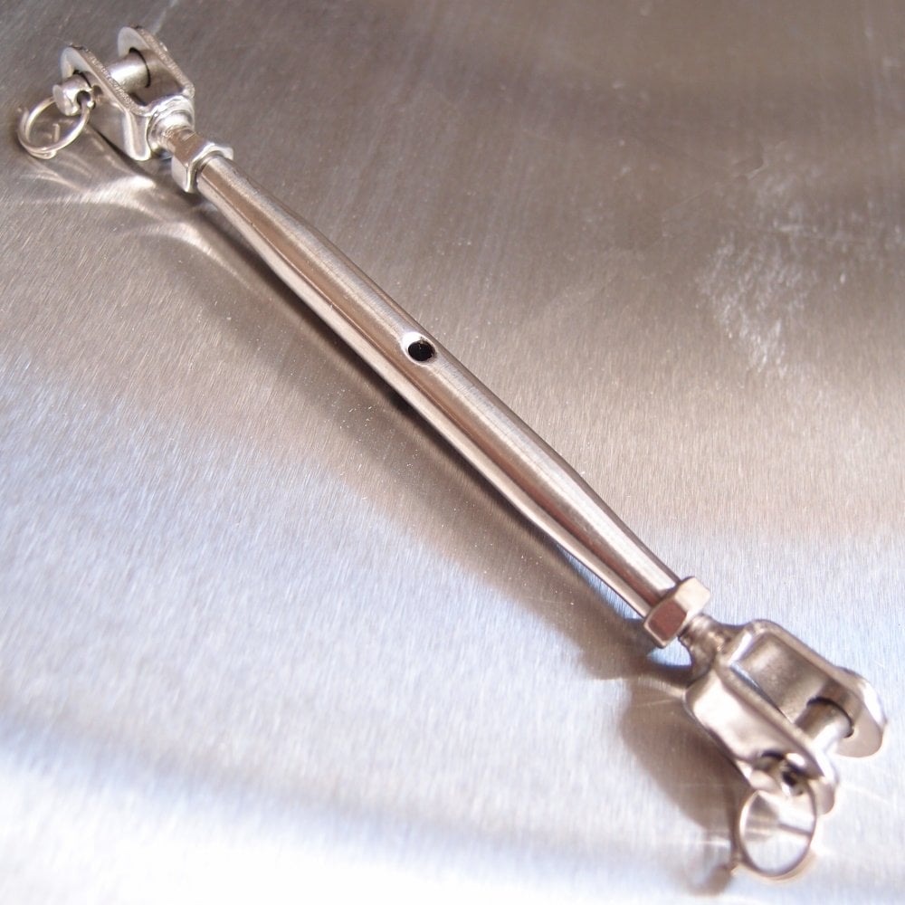Stainless Steel Closed Body Rigging Screws - with Jaw each end - AISI 316