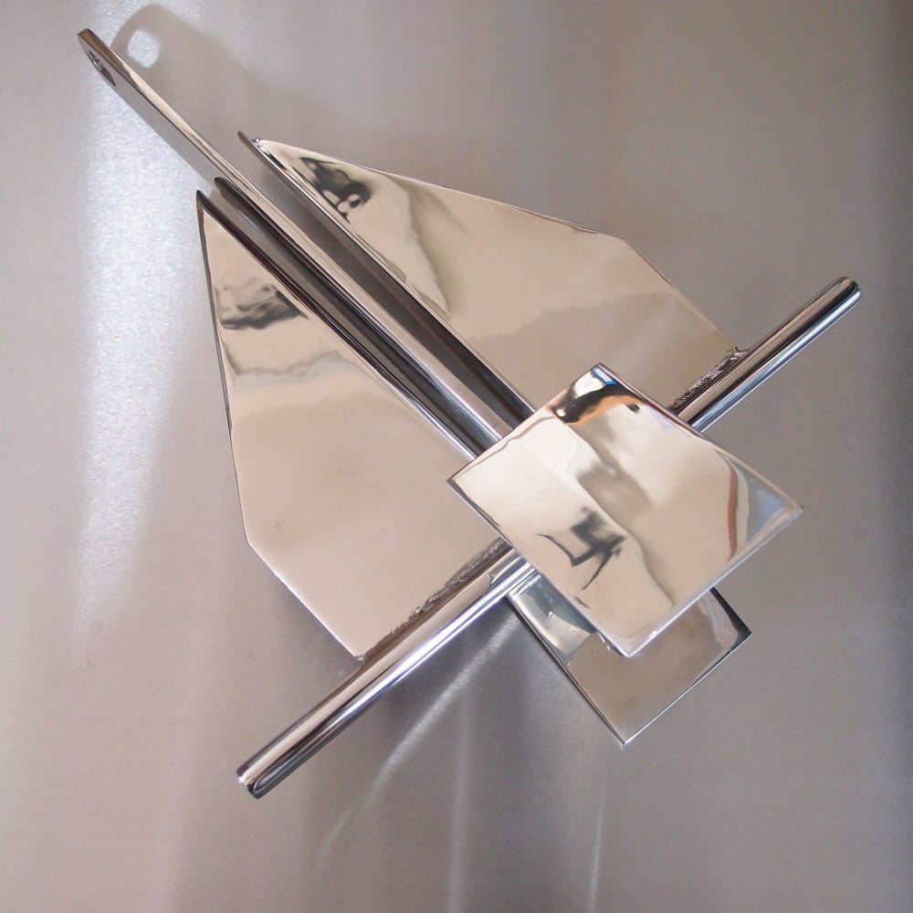 Stainless Steel Cruising / Crown Stock Boat Anchor - AISI 316