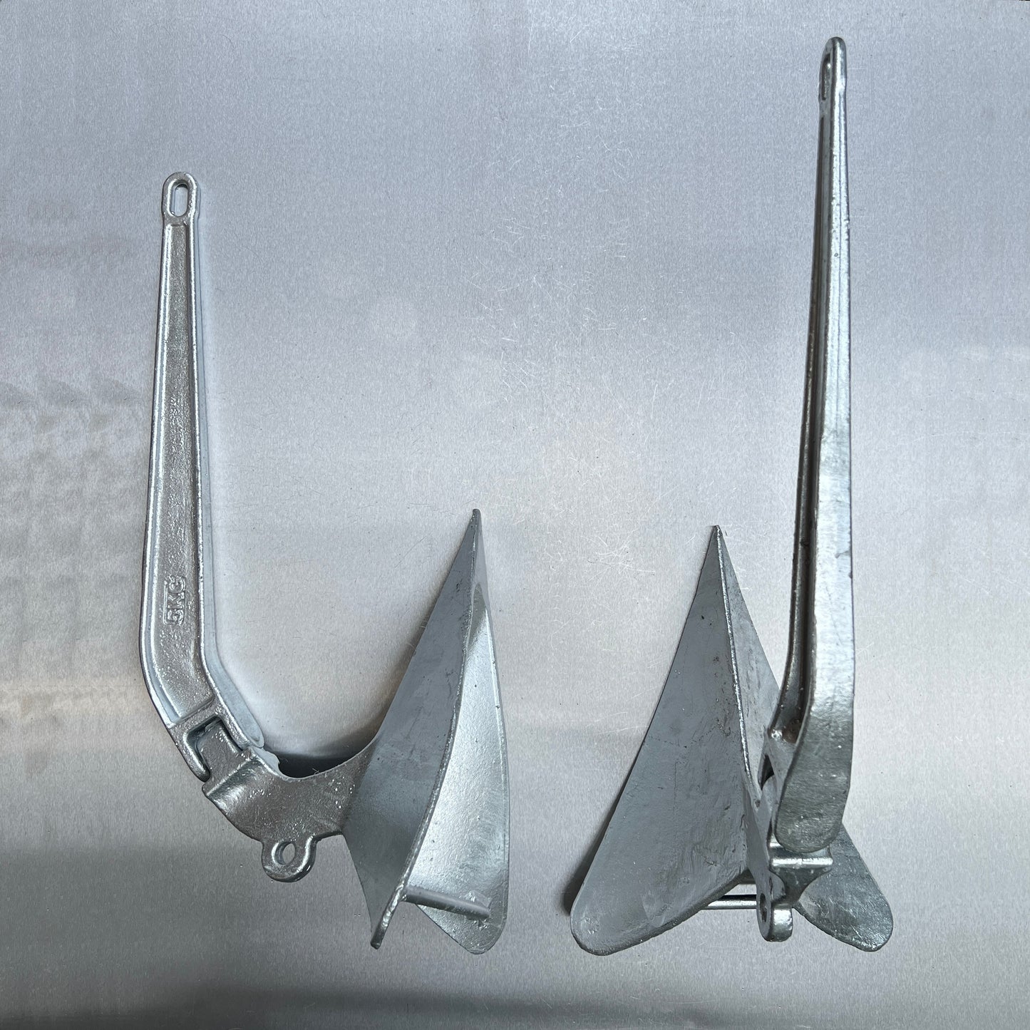 Plough Boat Anchor: Galvanised