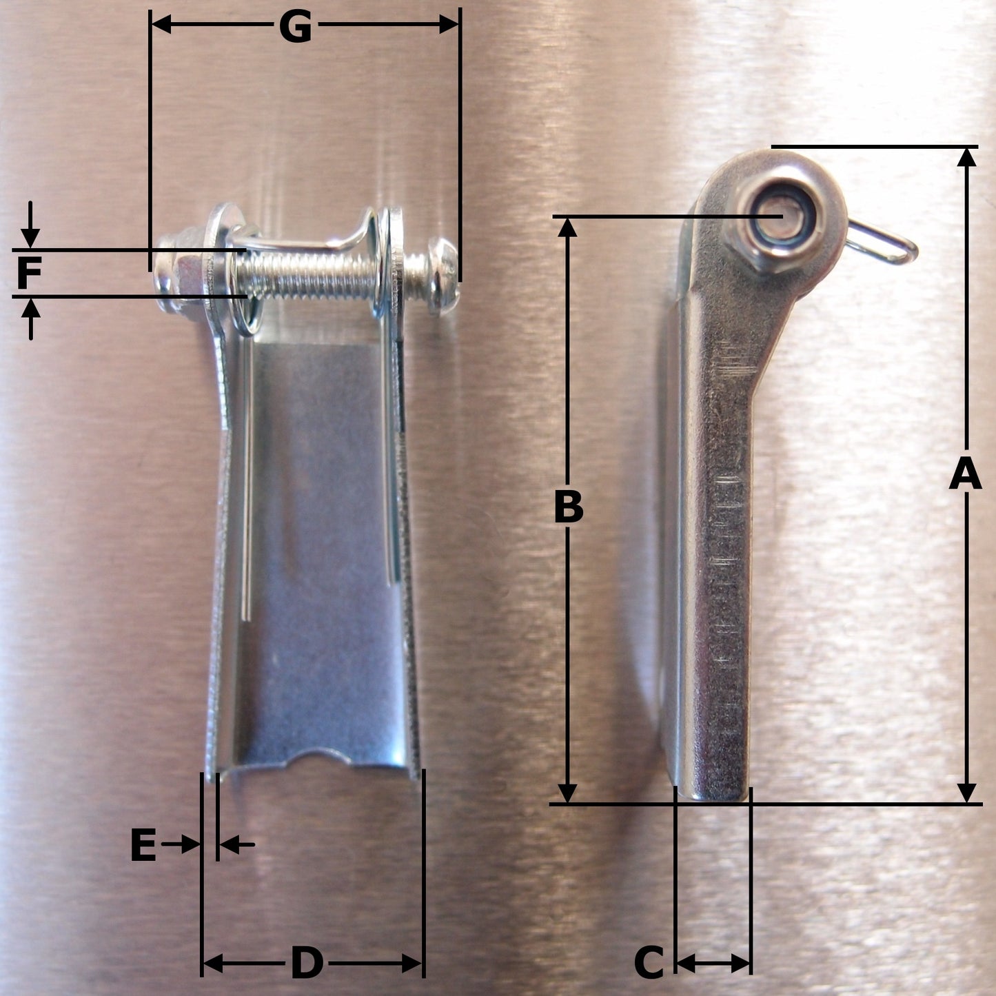 Replacement Catch Set - Alloy Steel Eye Hooks & Swivel Hooks