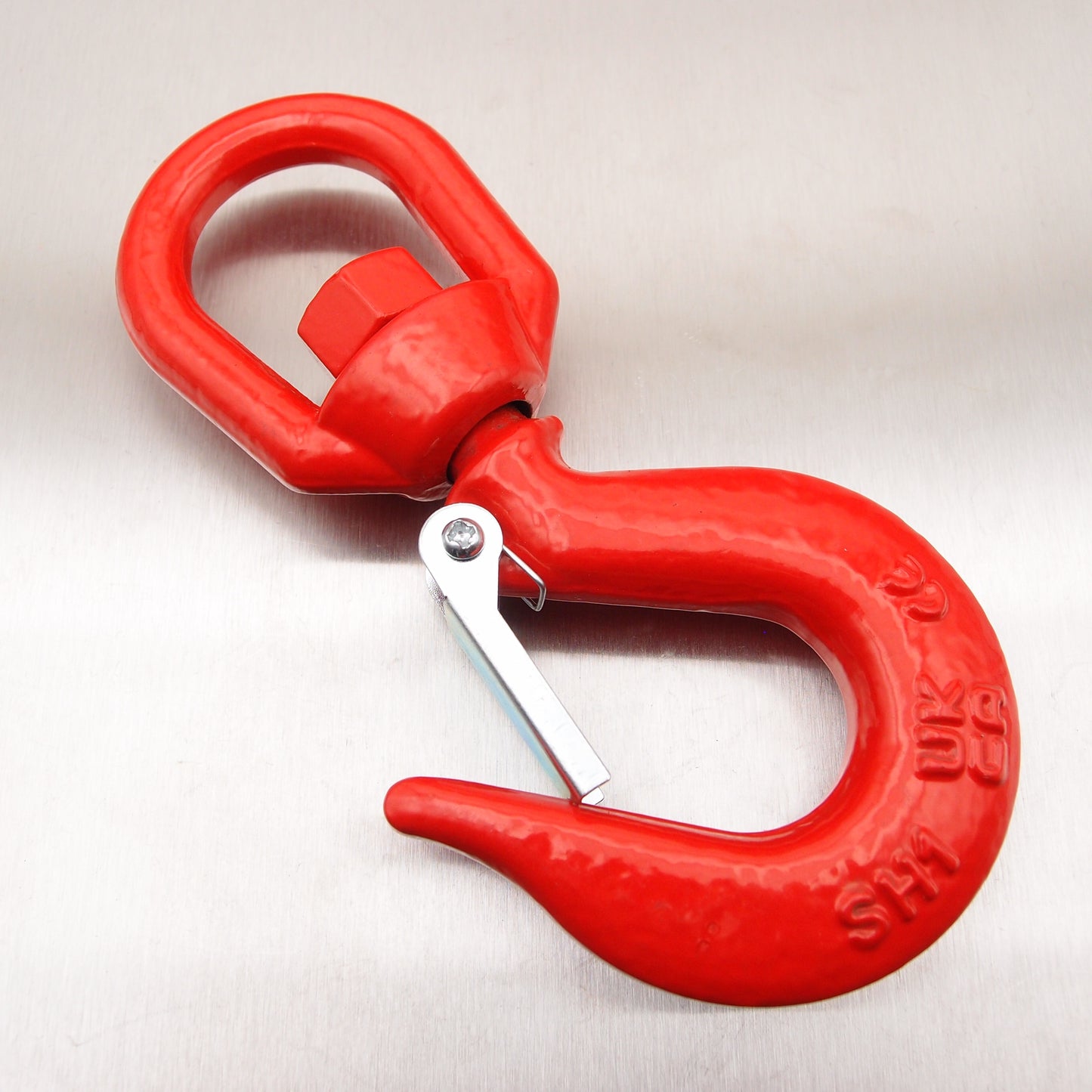 Swivel Hooks: Alloy Steel with Safety Catch - Painted