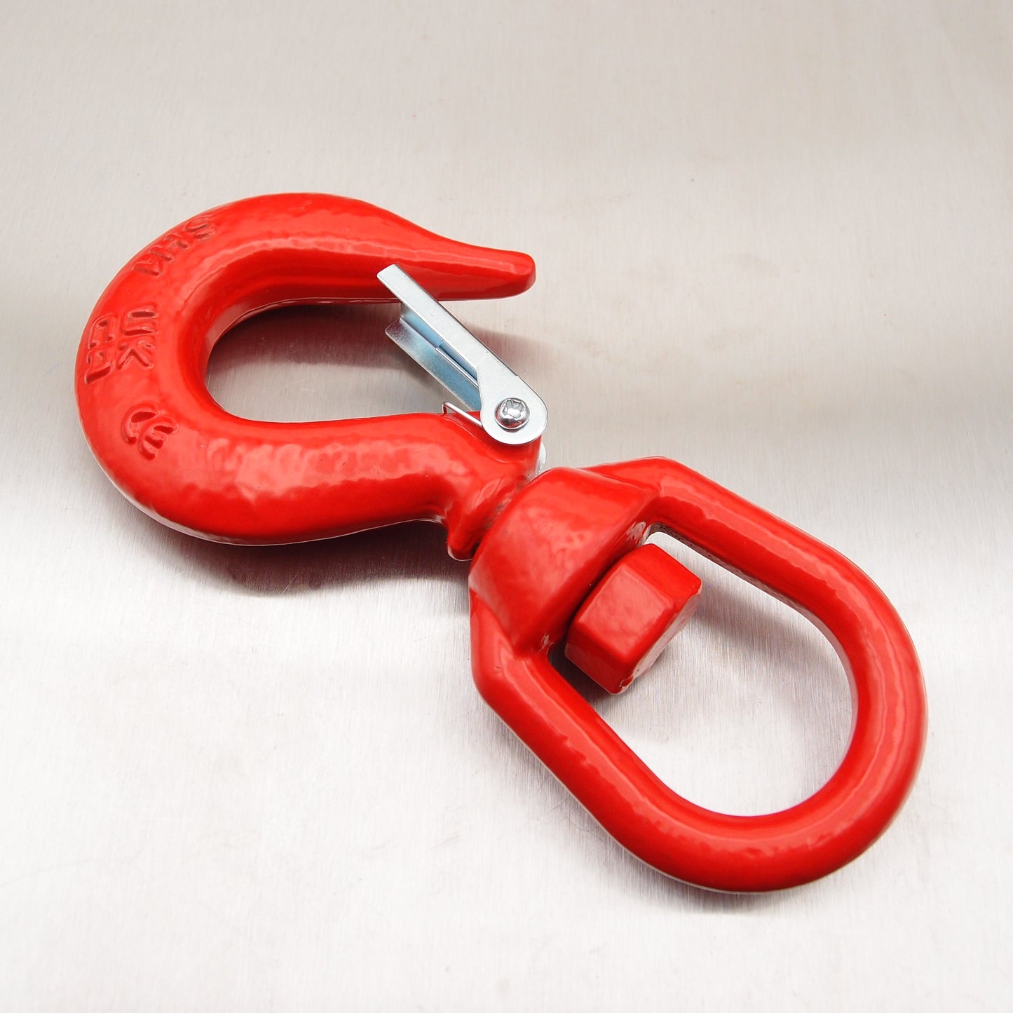Swivel Hooks: Alloy Steel with Safety Catch - Painted