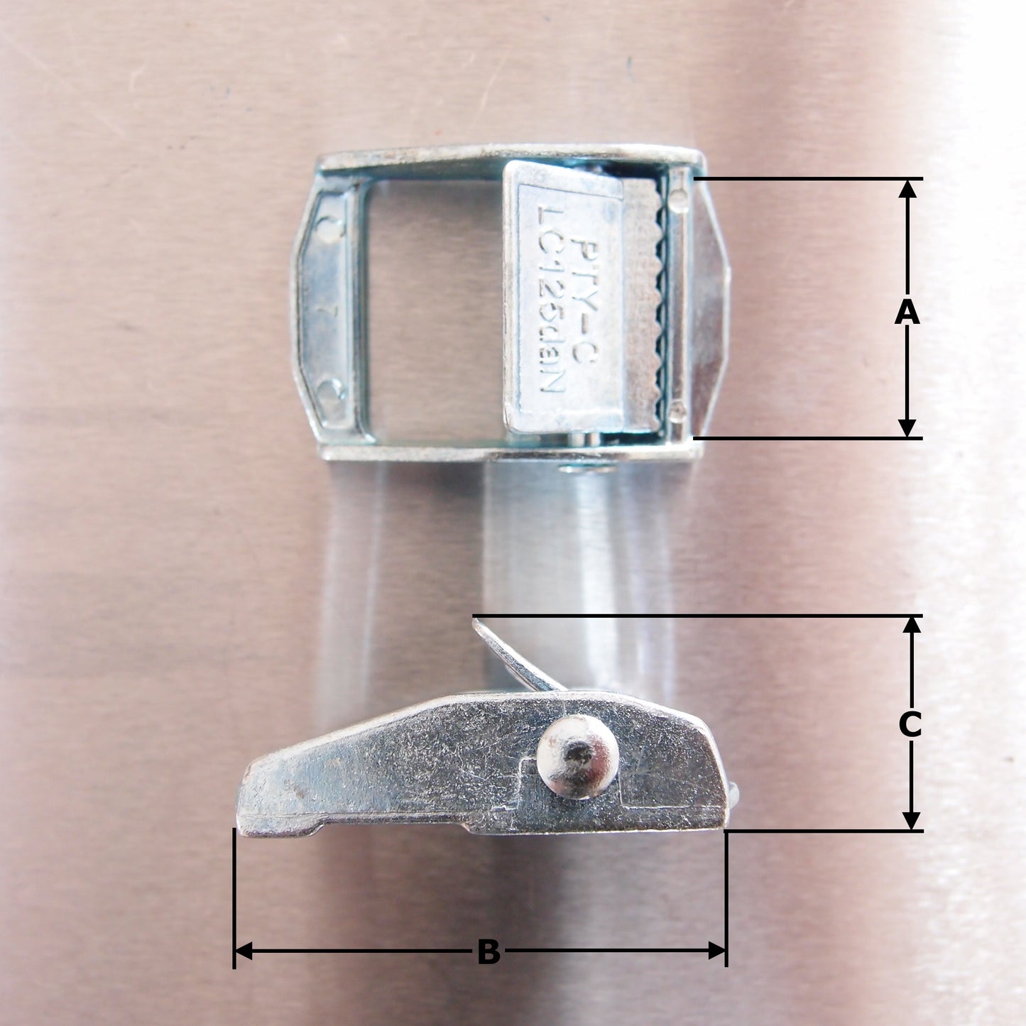 25mm x 250kg Cambuckle std